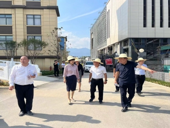 西乡县委副书记、县长王亚珍现场检查指导一馆一中心项目建设